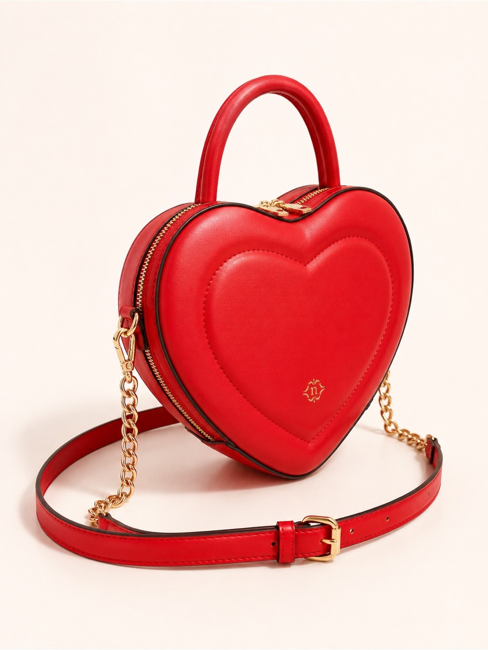 ❤️ Nanette Lepore Heart Crossbody Bag | Red Valentine’s Day Purse - Picture 3 of 12